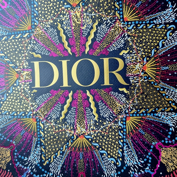 Luxury Christian  Dior Holiday Toile Dior Multicolor Designergift  Bag 16.5x5x12 - Picture 12 of 16